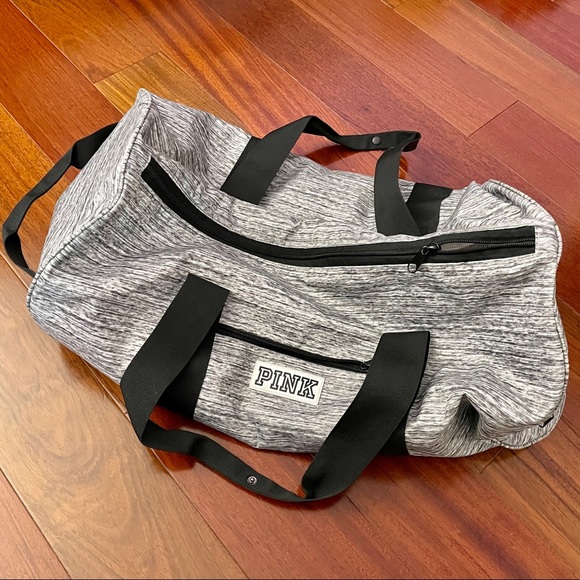 PINK Victoria's Secret Handbags - VS PINK Heather Grey Duffle Bag